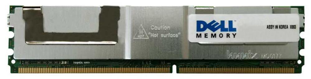 0W986F Dell 8GB PC2-5300 DDR2-667MHz ECC Fully Buffered CL5 240-Pin DIMM Quad Rank Memory Module