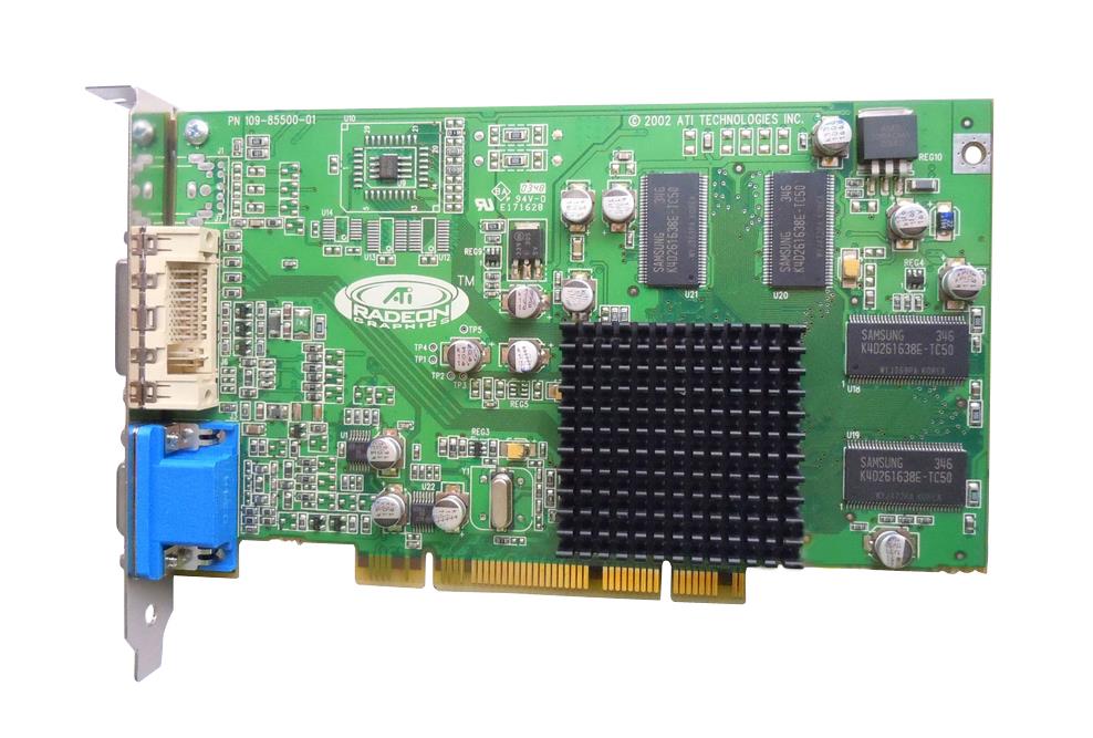 375-3181-01 Sun XVR-100 ATI Radeon 7000 64MB 64-bit 66MHz Dual Display (1 x DVI-I 1 x D-Sub) PCI Video Graphics Card