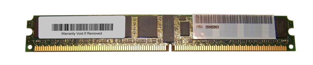 39M5863 IBM 1GB PC2-5300 DDR2-667MHz ECC Registered CL5 240-Pin DIMM Very Low Profile (VLP) Memory Module