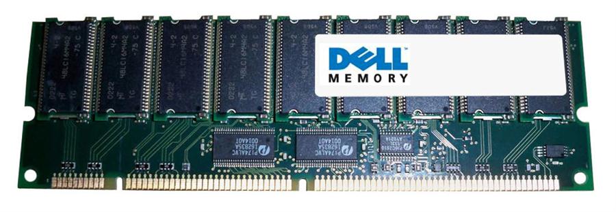 3K155 Dell 1GB PC133 133MHz ECC Registered 168-Pin DIMM Memory
