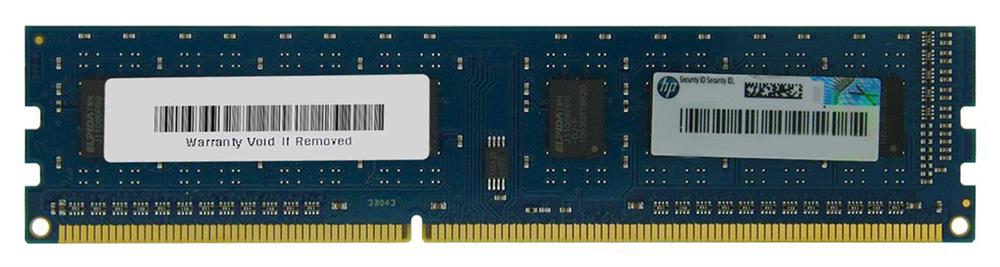 531417-027 HP 4GB PC3-10600 DDR3-1333MHz non-ECC Unbuffered CL9 240-Pin DIMM Dual Rank Memory Module