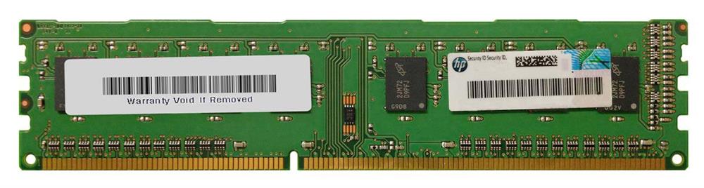 683863-001 HP 2GB PC3-12800 DDR3-1600MHz non-ECC Unbuffered CL11 240-Pin DIMM Single Rank Memory Module