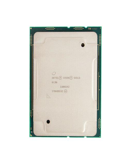 866550-L21 HP 3.00GHz 10.40GT/s UPI 24.75MB L3 Cache Socket LGA3647 Intel Xeon Gold 6136 12-Core Processor Upgrade