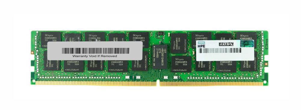 867286-001 HPE 64GB PC4-19200 DDR4-2400MHz Registered ECC CL17 288-Pin Load Reduced DIMM 1.2V Quad Rank Memory Module