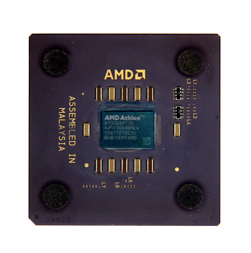 A1000AMT3B-3 AMD A1000AMT3B Athlon 1.00GHz 200MHz FSB 256KB L2 Cache Socket 462 Processor