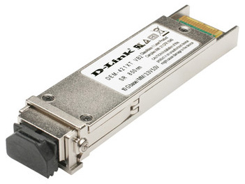 DEM-421XT D-Link 10Gbps 10GBase-SR Multi-mode Fiber 300m 850nm Duplex LC Connector XFP Transceiver Module