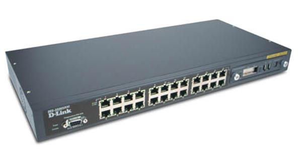 DES-3326SRM D-link 24-Ports 10/100 Switch + 1 GBIC Slot and Stacking Ports (Refurbished)