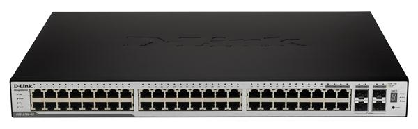 DGS-3100-48 D-Link Managed 48-Ports Gigabit Stackable Layer 2 Switch with 4 Combo SFP + 20 Gig Stacking (Refurbished)