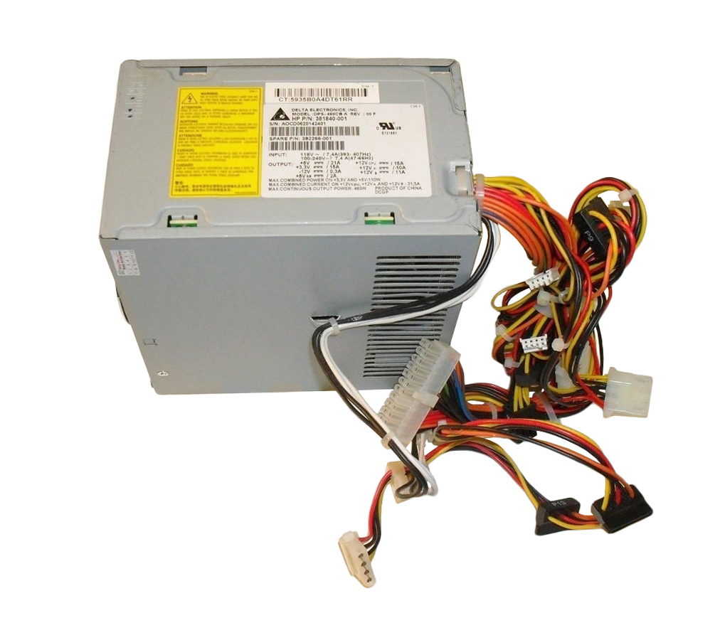 DPS-460CB HP 460-Watts 100-240V AC Redundant Hot Swap Power Supply with Active PFC for ProLiant DL360 G4 Server