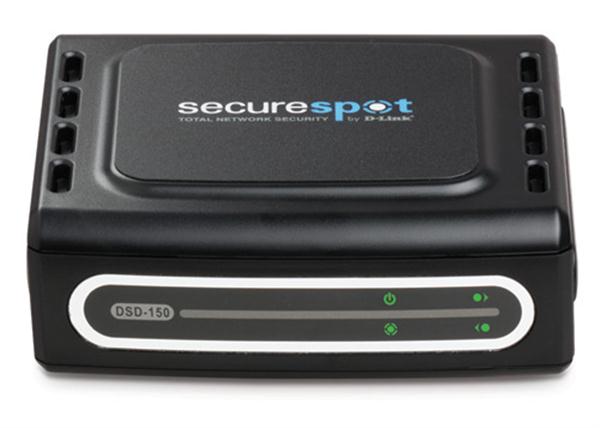 DSD-150 D-Link 1 x 10/100Base-TX LAN 1 x 10/100Base-TX WAN SecureSpot Internet Security Adapter (Refurbished)