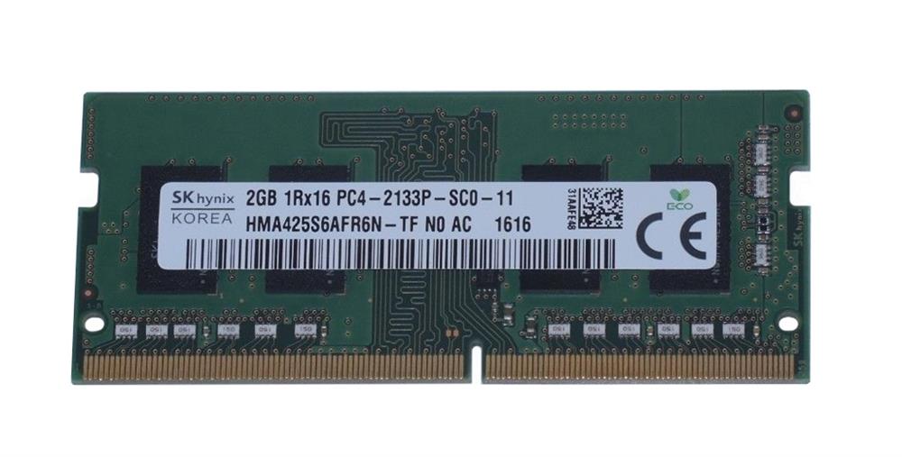 HMA425S6AFR6N-TFN0-AC Hynix 2GB PC4-17000 DDR4-2133MHz non-ECC Unbuffered CL15 260-Pin SoDimm 1.2V Single Rank Memory Module