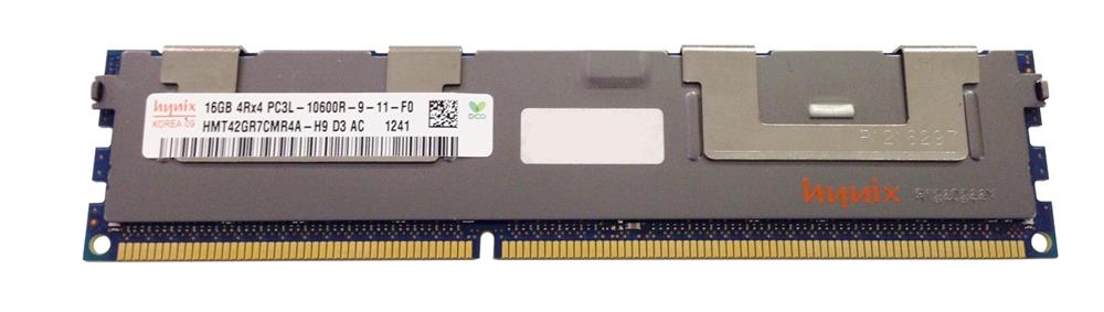 HMT42GR7CMR4A-H9 Hynix 16GB PC3-10600 DDR3-1333MHz ECC Registered CL9 240-Pin DIMM 1.35V Low Voltage Quad Rank Memory Module