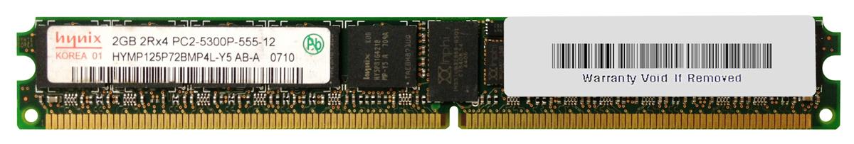 HYMP125P72BMP4L-Y5 Hynix 2GB PC2-5300 DDR2-667MHz ECC Registered CL5 240-Pin DIMM Very Low Profile (VLP) Dual Rank Memory Module