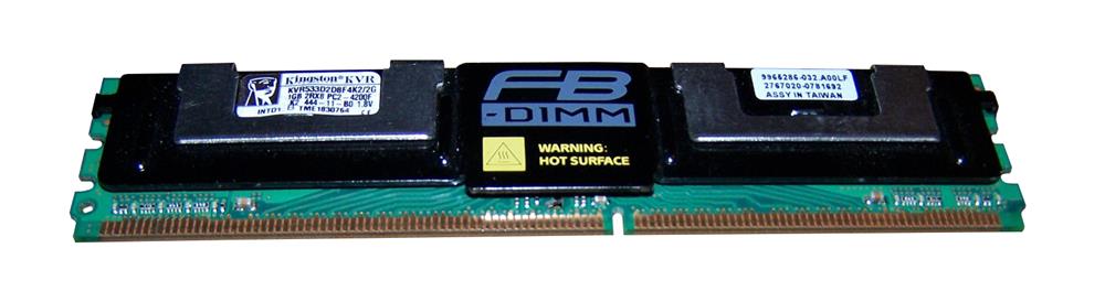 KVR533D2D8F4K2/4G Kingston 4GB Kit (2 X 2GB) PC2-4200 DDR2-533MHz ECC Fully Buffered CL4 240-Pin DIMM Dual Rank x8 Memory