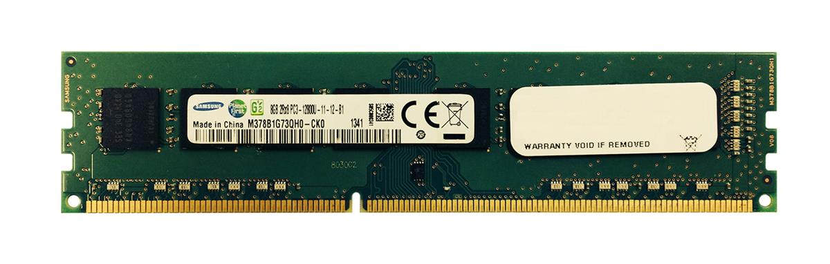 M378B1G73QH0-CK0 Samsung 8GB PC3-12800 DDR3-1600MHz non-ECC Unbuffered CL11 240-Pin DIMM Dual Rank Memory Module