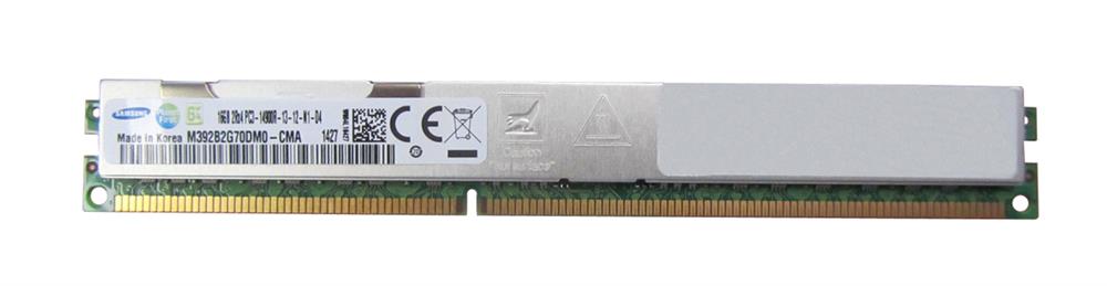 M392B2G70DM0-CMA Samsung 16GB PC3-14900 DDR3-1866MHz ECC Registered CL13 240-Pin DIMM Very Low Profile (VLP) Dual Rank Memory Module