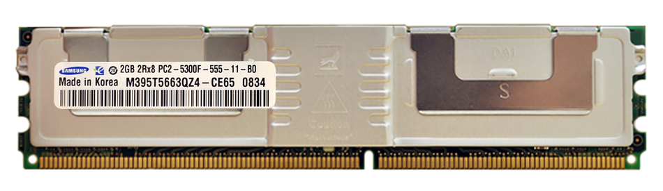 M4L-PC2667ED2D85FD-2G M4L Certified 2GB 667MHz DDR2 PC2-5300 Fully Buffered ECC CL5 240-Pin Dual Rank x8 DIMM