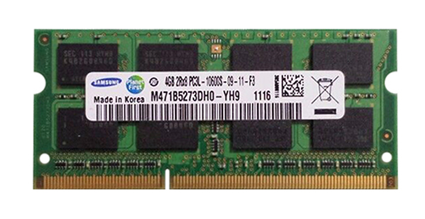 M4L-PC31333ND3D89SL-4G M4L Certified 4GB 1333MHz DDR3 PC3-10600 Non-ECC CL9 204-Pin Dual Rank x8 1.35V Low Voltage SoDimm