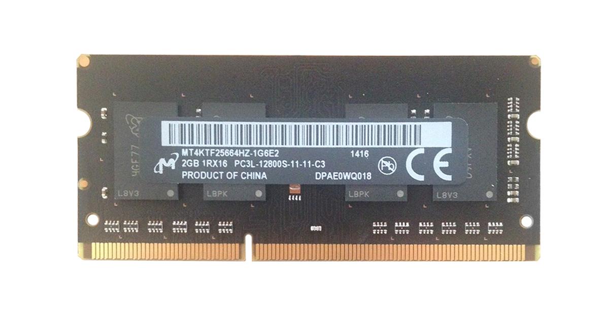 M4L-PC31600ND3S1611SL-2G M4L Certified 2GB 1600MHz DDR3 PC3-12800 Non-ECC CL11 204-Pin Single Rank x16 1.35V Low Voltage SoDimm