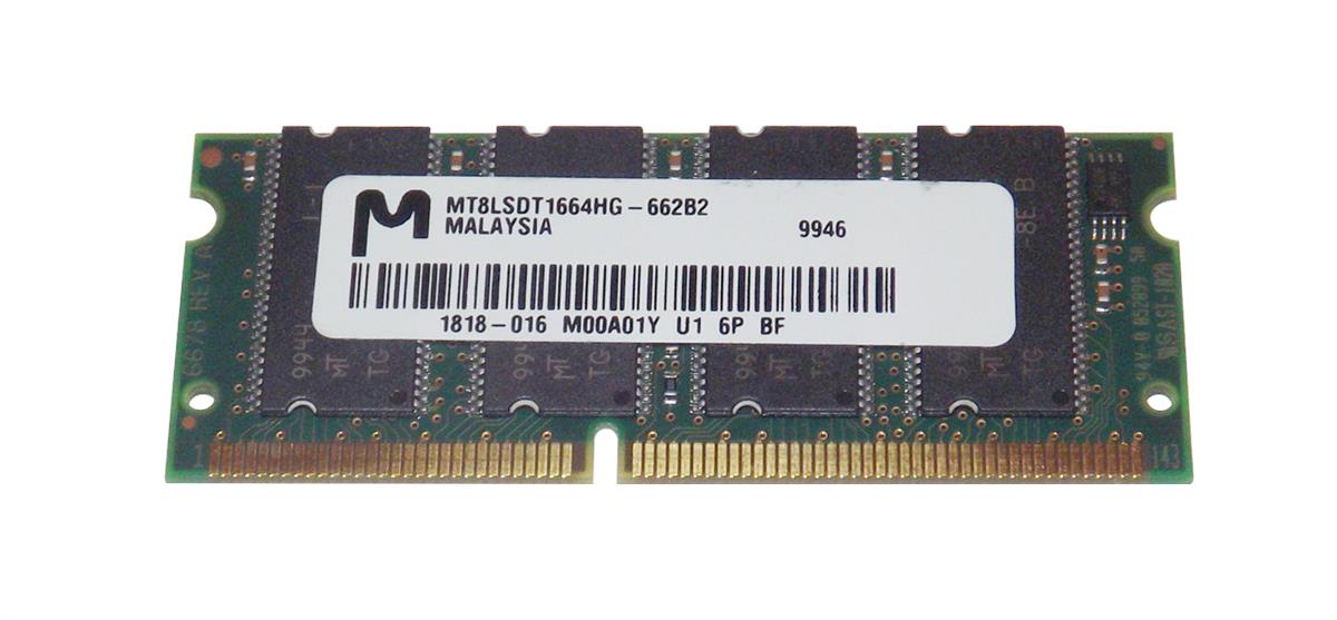 M4L-PC66X64SC3-128 M4L Certified 128MB 66MHz PC66 Non-ECC CL2 x8 144-Pin SoDimm