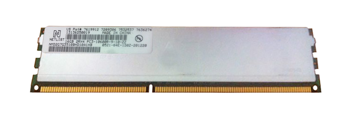 NMD2G7G3510BHD10A1HB NetList 16GB PC3-10600 DDR3-1333MHz ECC Registered CL9 240-Pin DIMM Dual Rank Memory Module
