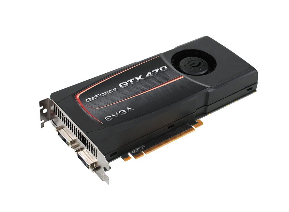 012-P3-1470-ET EVGA Nvidia GeForce GTX 470 1280MB GDDR5 320-Bit Mini HDMI / Dual DVI PCI-Express 2.0 x16 Video Graphics Card