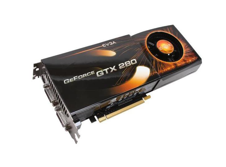 01G-P3-1283-AR EVGA Nvidia GeForce GTX 280 1GB GDDR3 512-Bit PCI-Express 2.0 x16 Video Graphics Card