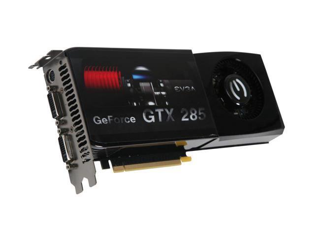 01G-P3-1287-R1 EVGA GeForce GTX 285 SSC 1GB 512-Bit GDDR3 PCI Express 2.0 x16 Dual DVI/ S-Video Out Video Graphics Card