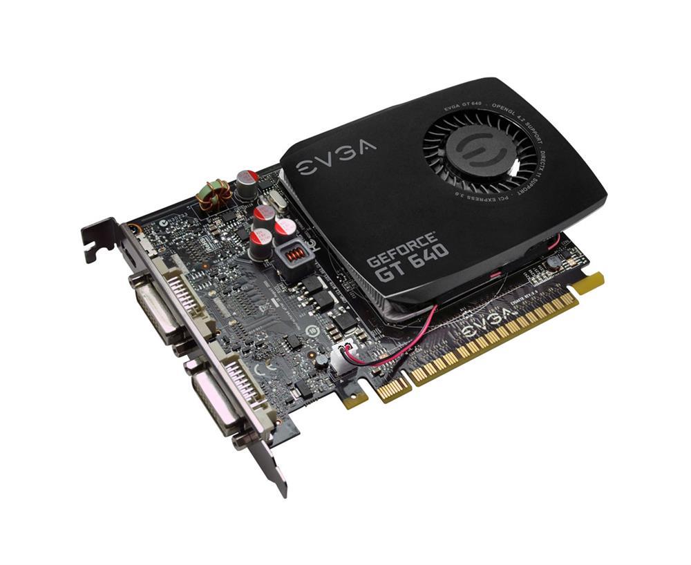 02G-P4-2645-KR EVGA Nvidia GeForce GT 640 2GB DDR3 128-Bit Dual DVI / Mini-HDMI / PCI-Express 3.0 x16 Video Graphics Card