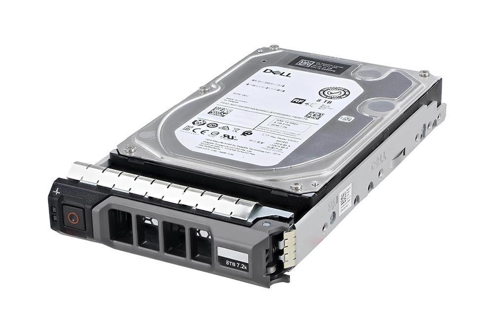09T8DH Dell 8TB 7200RPM SATA 6Gbps (512e) 3.5-inch Internal Hard Drive with Tray