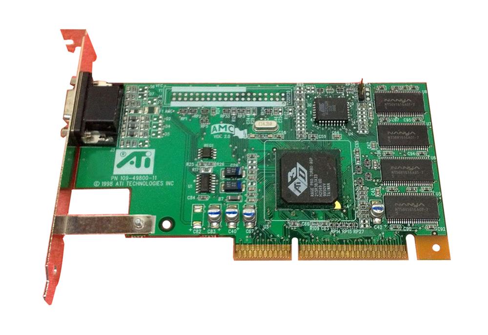 109-49800-11 ATI 8MB AGP Video Graphics Card