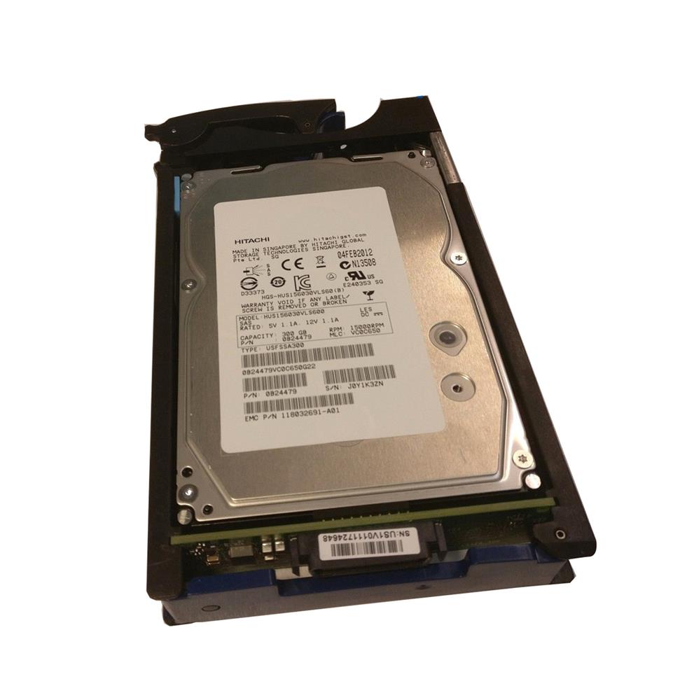 118032691-A01 EMC 300GB 15000RPM SAS 6Gbps 64MB Cache 3.5-Inch Internal Hard Drive