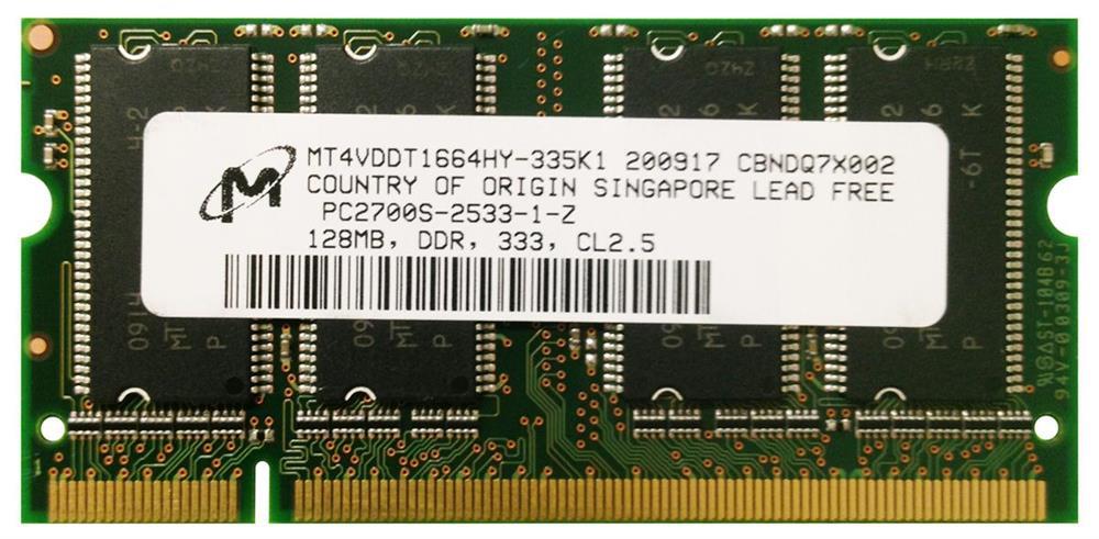 133K27760 Xerox 128MB PC2700 DDR-333MHz Memory Module for Phaser 4510