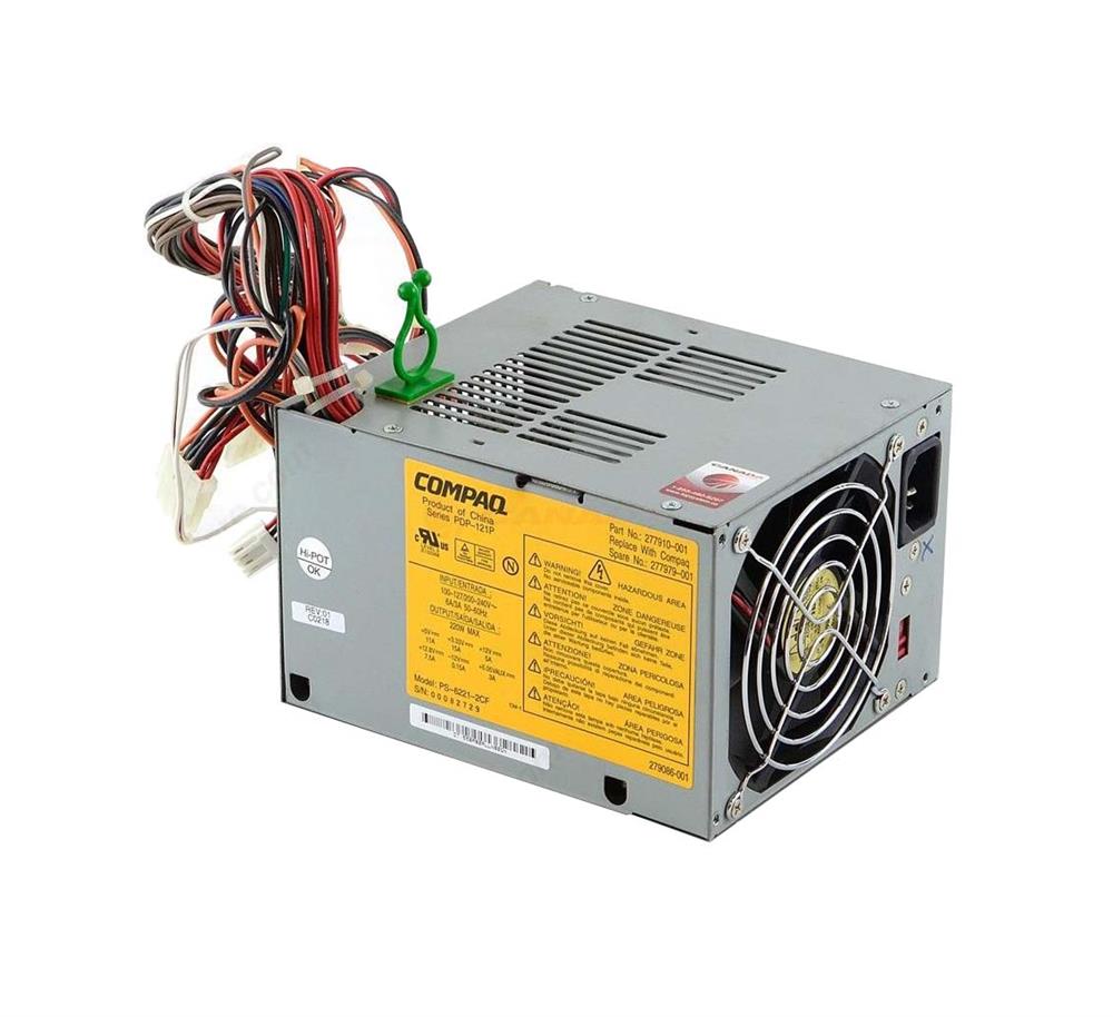 277910-001 HP 220-Watts ATX 12V Switching Power Supply with Active PFC for EVO D310/ D315/ D510 and Vectra VL430