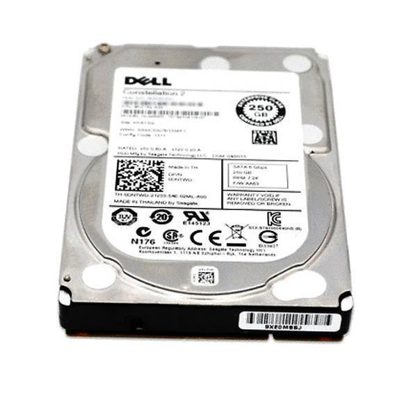 341-4296 Dell 250GB 7200RPM SATA 3Gbps 3.5-inch Internal Hard Drive