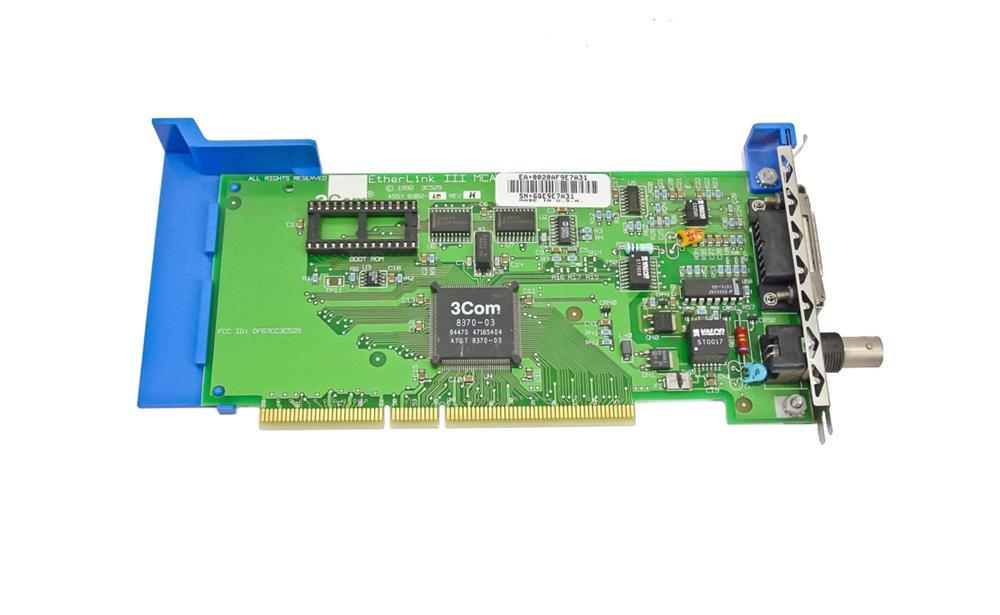 3C529B 3Com EtherLink III Single-Port RJ-45 10Mbps 10Base-T Micro Channel Network Adapter