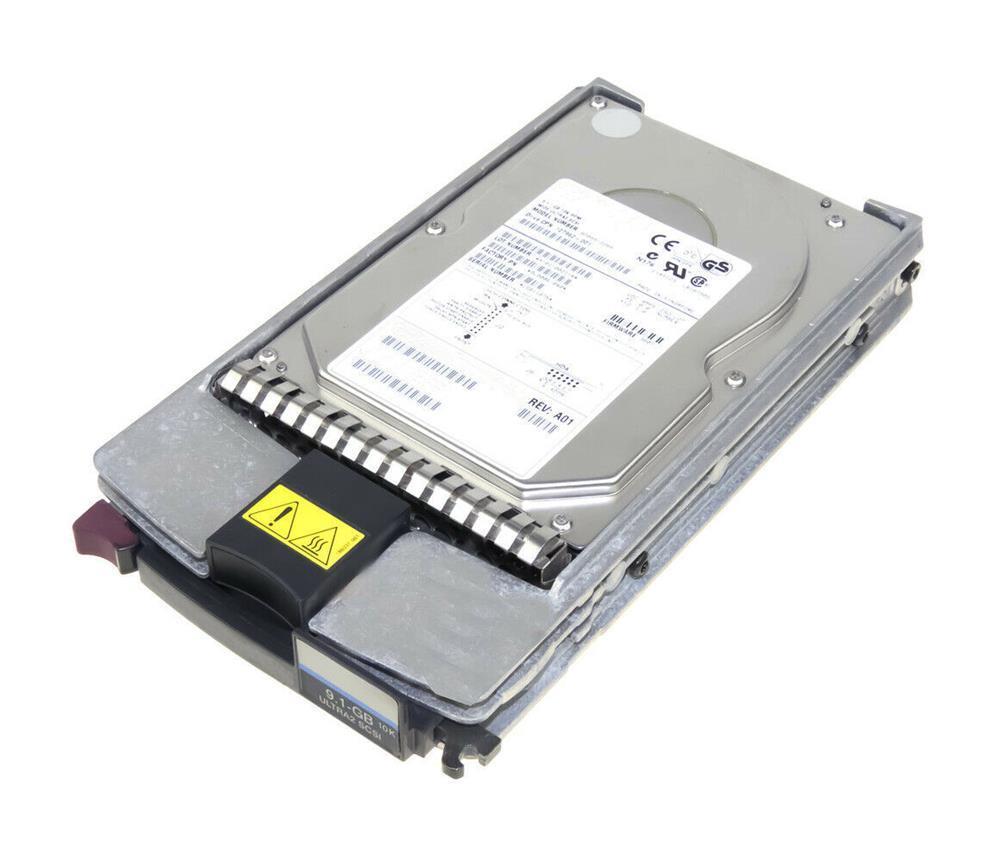 3R-A0026-AA HP 9.1GB 10000RPM Ultra2 Wide SCSI 80-Pin Hot Swap 3.5-inch Internal Hard Drive