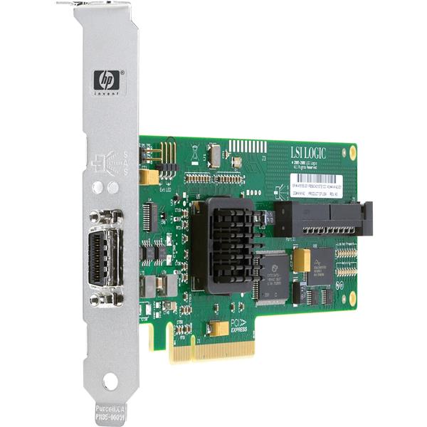 416155-001 HP SC44Ge SAS 3Gbps / SATA 1.5Gbps 8-Channel PCI Express 1.0 x8 HBA Controller Card