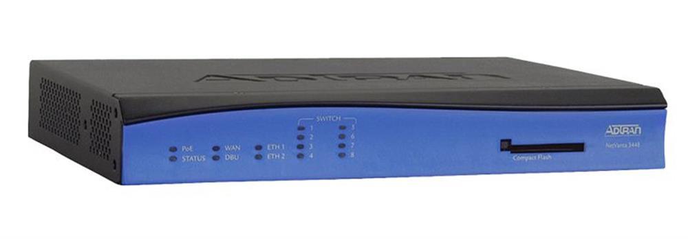 4200821G12#120 Adtran Netvanta 3448 PoE with VPN Router Frame Relay & Point-to-Point (Refurbished)