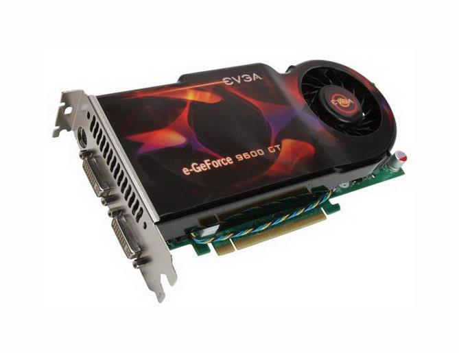 512-P3-N860-TR EVGA Nvidia GeForce 9600 GT 512MB GDDR3 256-Bit HDCP Ready SLI Support PCI-Express 2.0 x16 Video Graphics Card