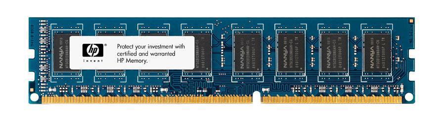 536877-001 HP 2GB PC3-10600 DDR3-1333MHz ECC Unbuffered CL9 240-Pin DIMM Dual Rank Memory Module