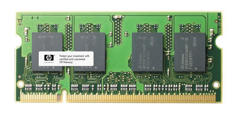 616750-001 HP 2GB PC2-5300 DDR2-667MHz non-ECC Unbuffered CL5 200-Pin SoDimm Dual Rank Memory Module