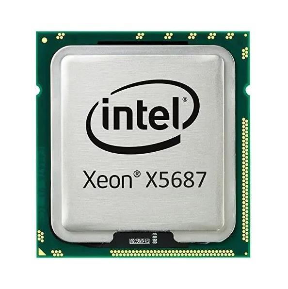 637343R-B21 HP 3.60GHz 6.40GT/s QPI 12MB L3 Cache Intel Xeon X5687 Quad Core Processor Upgrade