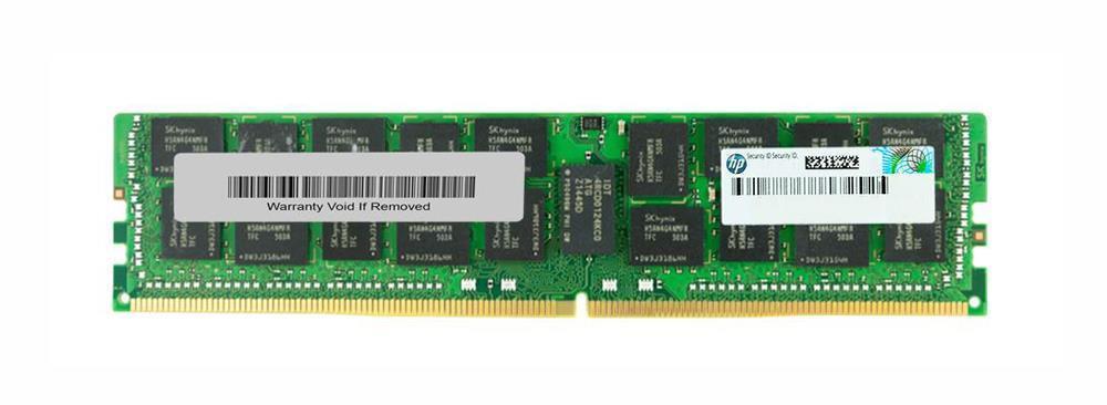 809083-591 HP 32GB PC4-19200 DDR4-2400MHz Registered ECC CL17 288-Pin Load Reduced DIMM 1.2V Dual Rank Memory Module