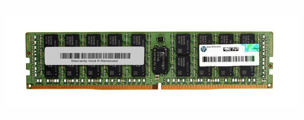829806-091 HP 32GB PC4-19200 DDR4-2400MHz Registered ECC CL17 288-Pin DIMM 1.2V Dual Rank Memory Module