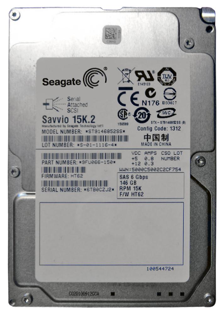 9FU066-150 Seagate Savvio 15K.2 146.8GB 15000RPM SAS 6Gbps 16MB Cache 2.5-inch Internal Hard Drive