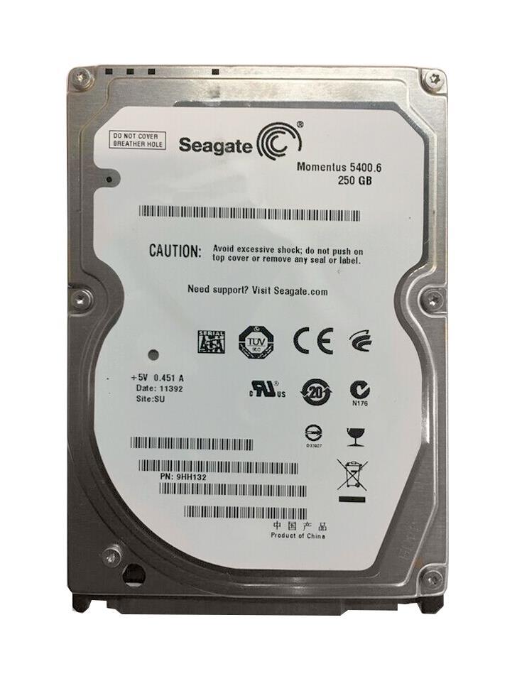 9HH132-230 Seagate Momentus 5400.6 250GB 5400RPM SATA 3Gbps 8MB Cache 2.5-inch Internal Hard Drive