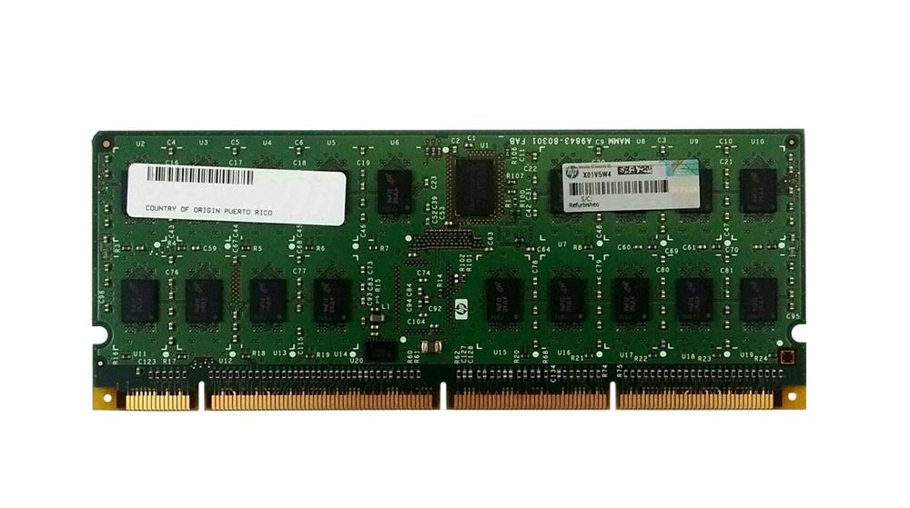 A9849-69001 HP 4GB PC2-4200 DDR2-533MHz ECC Registered Custom-Designed CL4 278-Pin DIMM Dual Rank Memory Module