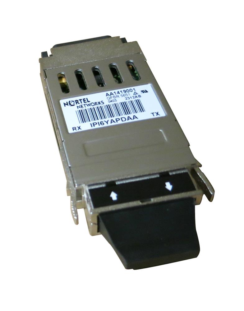 AA1419001-E5 Nortel 1Gbps 1000Base-SX Multi-mode Fiber 550m 850nm Duplex SC Connector GBIC Transceiver Module (Refurbished)