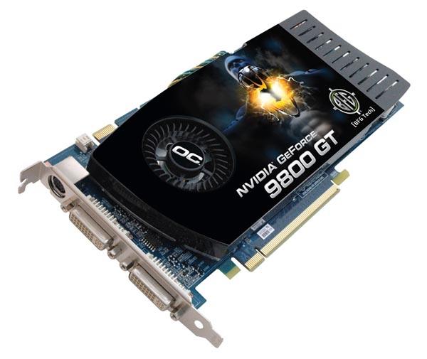 BFGC981024GTOCE BFG nVidia GeForce 9800 GT 1GB 256-Bit GDDR3 PCI Express 2.0 2x Dual-Link DVI-I Video Graphics Card